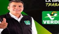 Omar Plancarte,&nbsp;candidato a la Presidencia Municipal de Uruapan por el Partido Verde Ecologista de México PVEM).