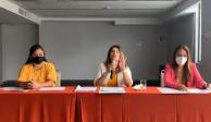 Conferencia donde militante panista acusa a su partido y al IECM de violar la paridad de género" en candidaturas a alcaldías