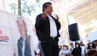David Monreal, candidato de la coalición "Juntos Haremos Historia en Zacatecas" a la gubernatura del estado.