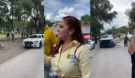 Candidata de PAN-PRD en San Luis Potosí sufre ataque de grupo armado; denuncia que la Guardia Nacional no hizo nada.