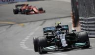 El monoplaza de Valtteri Bottas en el Gran Premio de Mónaco de Fórmula 1 el pasado 23 de mayo.
