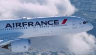 Fotografía de un vuelo comercial de la aerolínea francesa Air France.