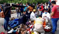 Se enviaron unidades terrestres y aéreas para el traslado de 23 personas que resultaron heridas tras accidente de transporte público en carretera de Chiapas.&nbsp;