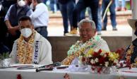 El presidente Andrés Manuel López Obrador visitó el municipio&nbsp;San Vicente Coatlán, donde el presidente municipal expresó “ya no queremos balazos, queremos abrazos”.