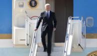 El presidente de Estados Unidos, Joe Biden, llega a Ginebra, Suiza, el martes 15 de junio de 2021, un día antes de la cumbre entre Estados Unidos y Rusia.