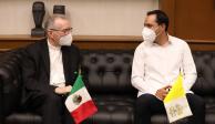 El Gobernador Mauricio Vila Dosal envió una carta para invitar al Papa Francisco a visitar Yucatán