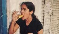 En redes se viralizó la foto de Salma Hayek comiendo tacos en un puesto de la calle