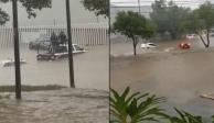 Municipios como Naucalpan, Tlalnepantla y Atizapán se vieron afectados por la lluvia y granizada