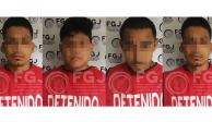 La FGE de Tamaulipas puso a disposición a cuatro personas por el delito de Privación ilegal de la libertad.