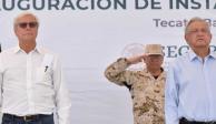 En la imagen, el Presidente de México, Andrés Manuel López Obrador y el gobernador de Baja California, Jaime Bonilla