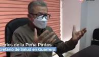 El secretario de Salud de Guerrero, Carlos de la Peña Pintos, afirmó una ventilación adecuada de los espacios, ayuda a prevenir los contagios de COVID-19..