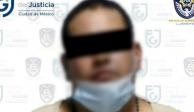 Abel “N”, identificado como presunto coautor material del doble homicidio de los niños mazahuas en noviembre de 2020.