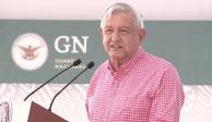 Andrés Manuel López Obrador aseveró que se garantiza la paz con instituciones de la Guardia Nacional