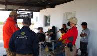 Autoridades rescatan a 12 migrantes en Chihuahua; reportan que se encontraban deshidratados y débiles.