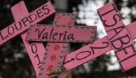 Madres de víctimas de feminicidio protestan en el Estado de México, una de las entidades que actualmente se encuentra con Alerta de Género.