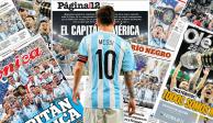 Lionel Messi se roba las portadas de los diarios en Argentina.