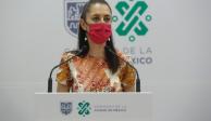 La Jefa de Gobierno habló ayer de la enfermedad, en conferencia de prensa.