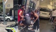 En redes sociales se compartieron videos posteriores al atropellamiento masivo que un hombre realizó en Marbella, España.