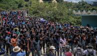 Más de 3 mil personas se dieron cita el domingo en Pantelhó, Chiapas, para dar su apoyo al grupo de autodefensas denominado El Machete.