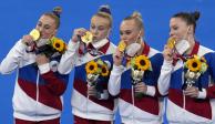 Gimnastas de Rusia, en los Juegos Olímpicos de Tokio 2020