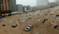 Periodistas que trabajan en China informando de las inundaciones están recibiendo amenazas.