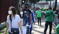 Grandes filas se veían este martes en Zacatenco, en un módulo de la GAM.