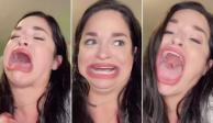 Samantha Ramsdell está feliz de ser reconocida como la mujer con la boca más grande del mundo