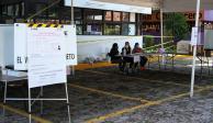 En la CDMX, algunos centros de votación se observaron con poca participación, ayer.