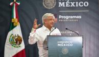 Andrés Manuel López Obrador, presidente de México, en conferencia desde Colima.
