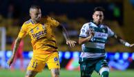 Tigres y Santos empatan a un gol en la Jornada 3 de la Liga MX.