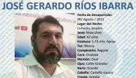 José Gerardo Ríos Ibarra, dirigente estatal del PVEM en Sinaloa, fue reportado como desaparecido el día de ayer, 9 de agosto