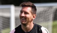 Lionel Messi tuvo su primer entrenamiento con el PSG.