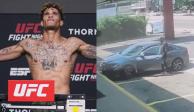 Peleador de la UFC sorprende a ladrón que intentaba robar su auto