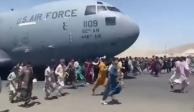 Caos en evacuación del aeropuerto de Kabul