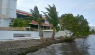 En Quintana Roo, esta madrugada, "Grace" tocó tierra como huracán categoría 1.