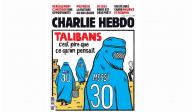 Polémica portada de la revista Charlie Hebdo&nbsp;que liga el fichaje de Messi con el PSG y el Talibán