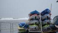 Pescadores del puerto de Veracruz encallaron sus embarcaciones debido al paso del huracán “Grace”
