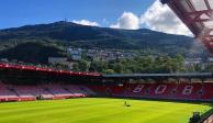 El estadio del SK Brann, equipo de la Primera División del futbol de Noruega, donde 12 jugadores del club organizaron una orgía.