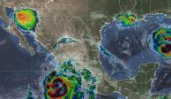 "Nora" se intensifica a huracán categoría 1.&nbsp;La Conagua hizo un llamado de extremar precauciones a quienes navegan en altamar.