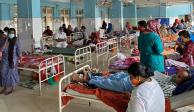 Medios locales informan que la infección viral ha causado un drástico aumento en la ocupación de camas hospitalarias en varios distritos de la India.