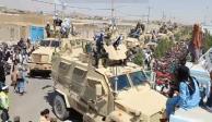 El Talibán desfiló con el equipo militar que Estados Unidos abandonó en Afganistán.