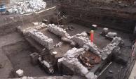Los vestigios fueron hallados en la periferia de la Zona Arqueológica de Tlatelolco.