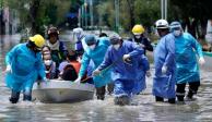 Las inundaciones causadas por el desbordamiento del río Tula, en Hidalgo, afectaron&nbsp;el Hospital General de Zona con Medicina Familiar (HGZ/MF) No.5.&nbsp;