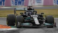 Lewis Hamilton, en el Gran Premio de Monza de la F1