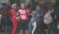 Los migrantes de Haití y Centroamérica buscan trasladarse de Chiapas a la capital del país sin ser arrestados por el INM o la Guardia Nacional