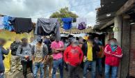 INM rescata a 133 migrantes en casa de seguridad de Puebla
