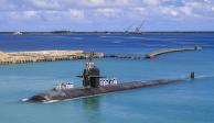 Submarino de ataque rápido regresa a una base en la isla de Guam, el 19 de agosto
de 2021.