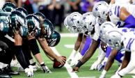 Una acción del Eagles vs Cowboys de la Temporada 2020 de la NFL