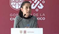 La jefa de Gobierno de la Ciudad de México, Claudia Sheinbaum, en su primer acto masivo donde entregó recursos del Programa de Mejoramiento de Vivienda