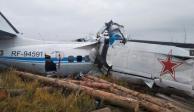 Avión ruso se estrella&nbsp;después de despegar en la región de Tartaristán